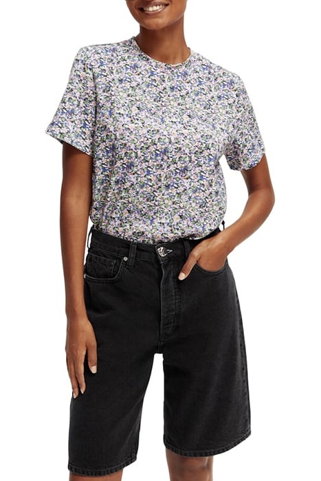 ROSARIA PRINT REGULAR FIT T-SHIRT IN ORGANIC COTTON ROSARIA 2