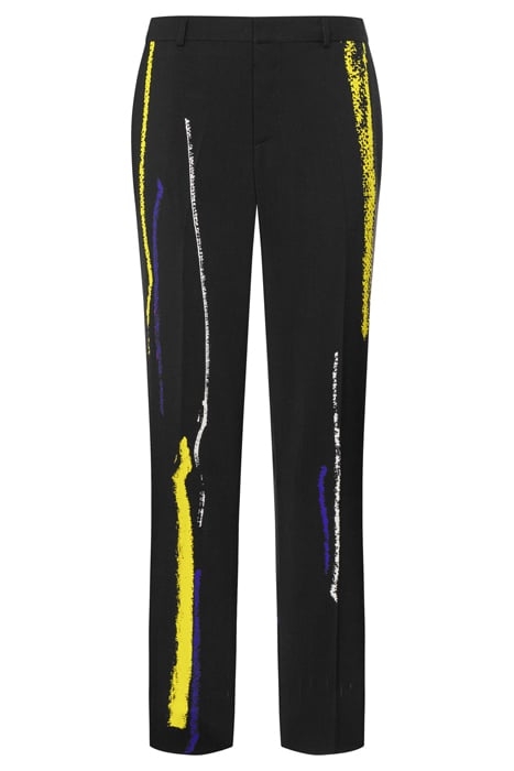 TONY VIRAMONTES ARCHIVE COOL WOOL TROUSERS BLACK 3