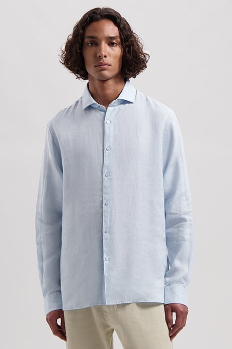 BASIC SHIRT LINEN LT. BLUE 1