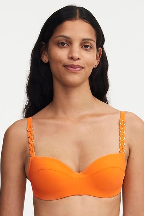 SW BRA TSHIRT HALF CUP MEMORY ORANGE 1