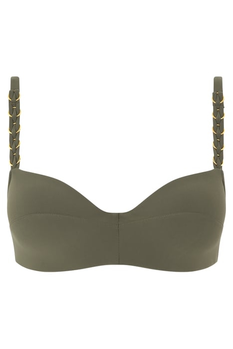 SW BRA TSHIRT HALF CUP MEMORY KHAKI GREEN 3