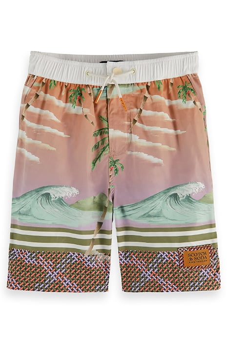 GRADIENT ARTWORK RECYCLED POLYESTER BOARD SHORTS COMBO X 1
