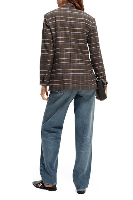 HERITAGE DOUBLE BREASTED CHECK BLAZER HERITAGE POP 4