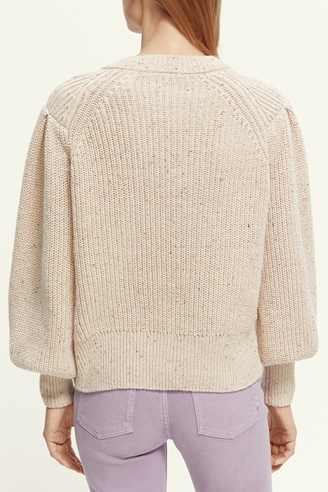 NEPPY YARN PULLOVER WHITE SAND 3