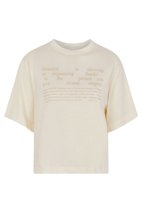 NW TOP TSHIRT SS IVORY 3