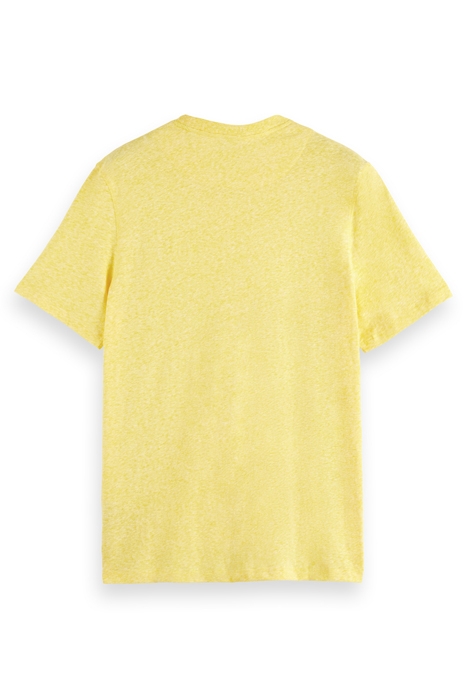 MELANGE TEE WITH CHEST LABEL SUNSHINE MELANGE 6