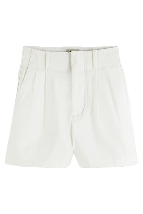 HIGH RISE SUMMER SHORTS OFF WHITE 1