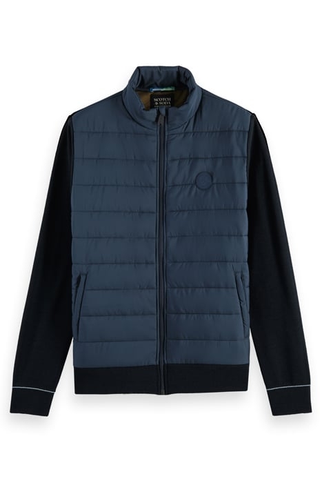 PADDED JACKET WITH KNITTED SLEEVES AND BACK PANEL NIGHT 1