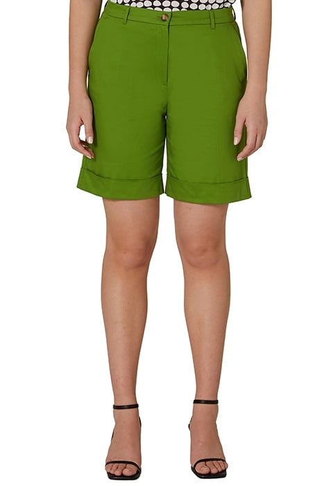 GABARDINE SHORT TROUSERS LIGHT GREEN 6