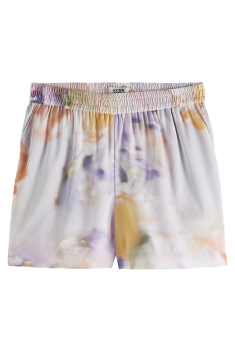 PRINTED WIDE LEG SHORTS MOTION PRINT 1