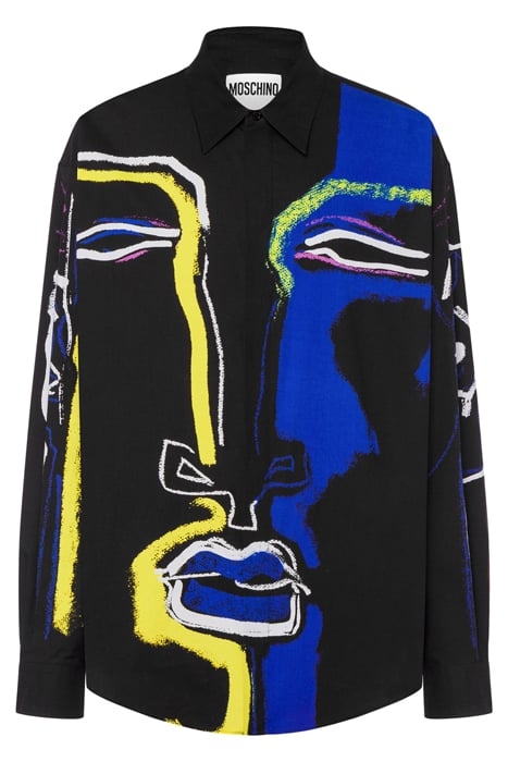 TONY VIRAMONTES ARCHIVE POPLIN SHIRT BLACK 3