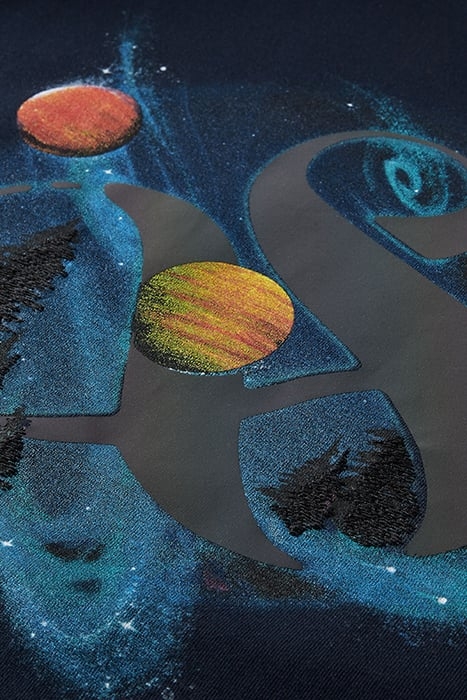 SPACE ARTWORK T-SHIRT NAVY 3