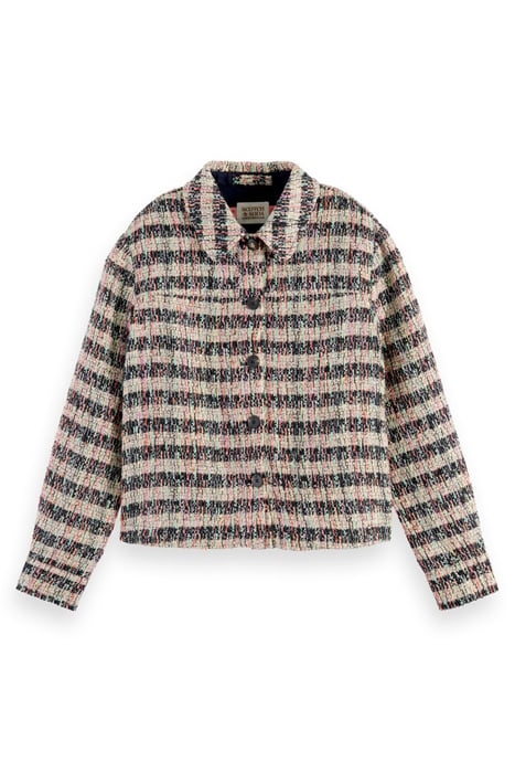 JACKET IN SPECIAL TWEED FABRIC COMBO T 1
