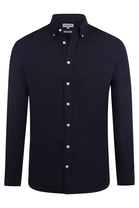 COTTON LINEN SHIRT NAVY 1