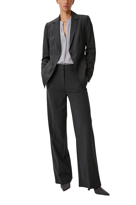 COMMA BLOUSES GREY/BLACK 3