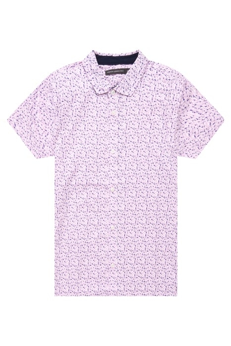PATTERNED SS NAVY TRIM FLORA PINK 4