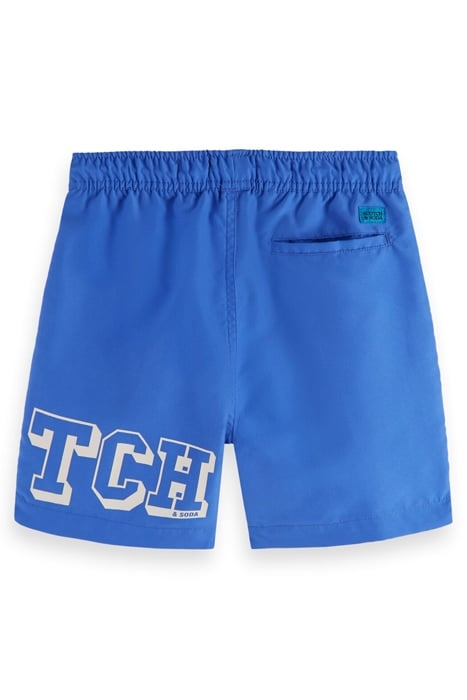MID LENGTH - 'MAGIC' SWIM SHORTS WITH BIG LOGO BLUEBERRY 2