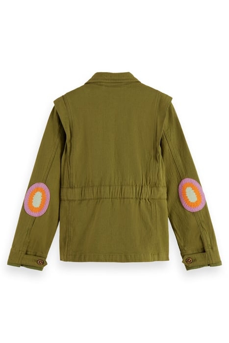 SHOULDER DETAIL FESTIVAL JACKET MILITARY 3