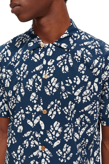 ALLOVER PRINTED SHORT-SLEEVED CAMP SHIRT COMBO D 5