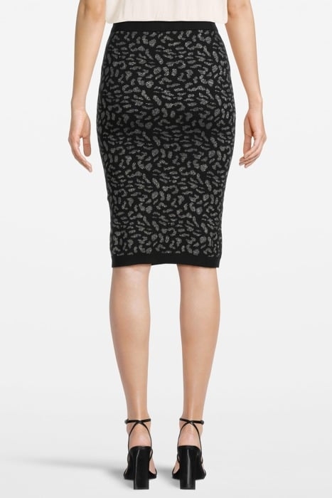 GIORNALAIO GONNA JACQUARD LURE BLACK/SILVER 2