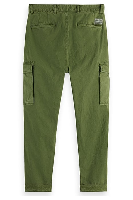 FAVE GARMENT-DYED REGULAR TAPERED CARGO ARMY 2