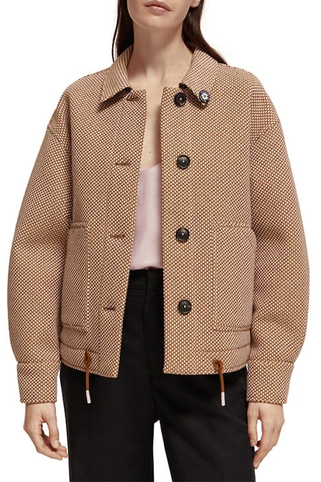 BOUCLÉ SHIRT-JACKET LAVENDER 5