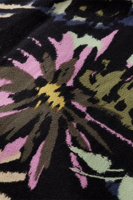 DRAPED STRUCTURED SHOULDER MIDI DRESS ASTER BLACK 6