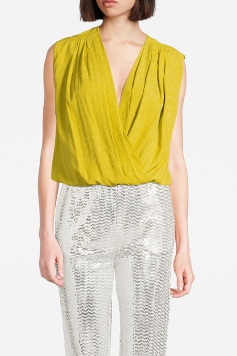 INES 12 BODY CREPE DE CHINE JA ANTIQUE MOSS 1