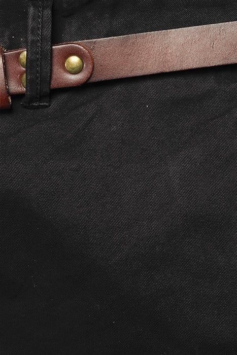 ESSENTIALS-STUART SLIM FIT COTTON/ELASTAN GARMENT DYED CHINO 6