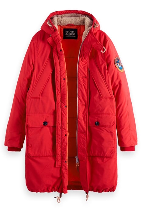 HEAVY WEIGHT PADDED PARKA ROADY RED 3
