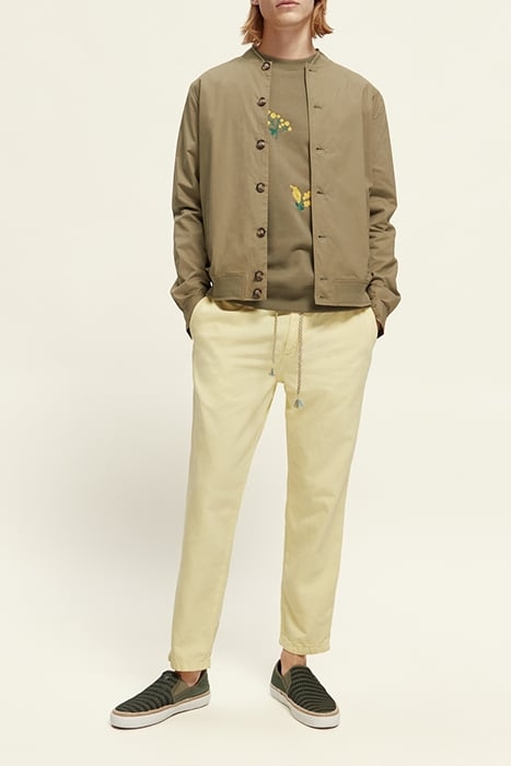 LIGHTWEIGHT POPLIN BOMBER KHAKI 3