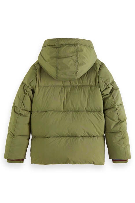 REFLECTIVE PRINT RECYCLED NYLON PADDED JACKET GREENLANDS 2