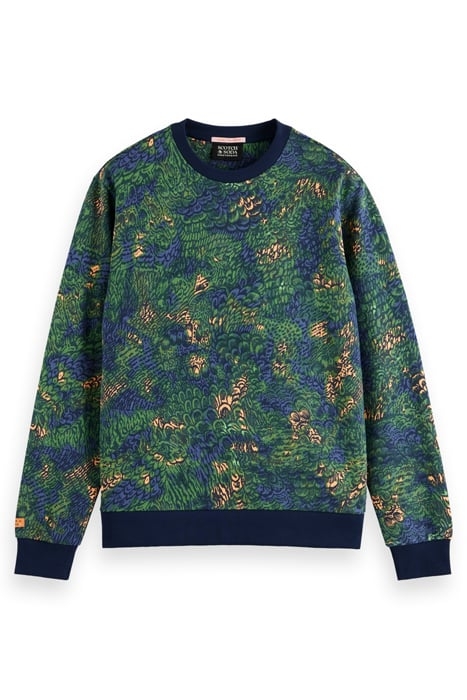 BIG AOP SWEATSHIRT NIGHT ORANGE CAMO 4