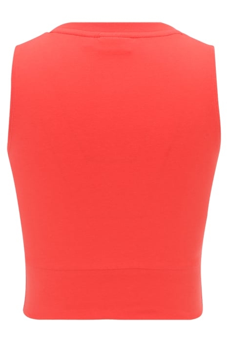 LAIXI CROPPED V-NECK TOP CAYENNE 5