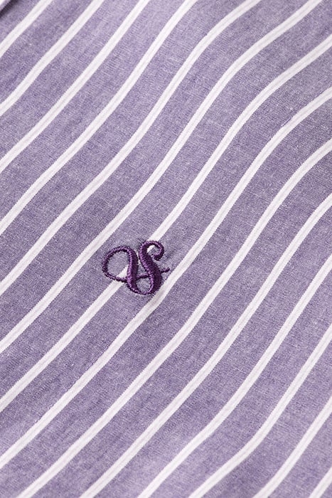 ESSENTIAL POPLIN STRIPE SHIRT LAVANDER/ VIOLET DREAM STRIPE 7