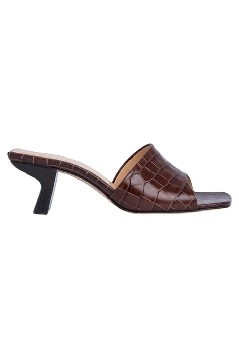 LILY NUTELLA CROCO EMBOSSED LEATHER 1