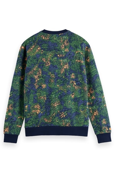 BIG AOP SWEATSHIRT NIGHT ORANGE CAMO 5