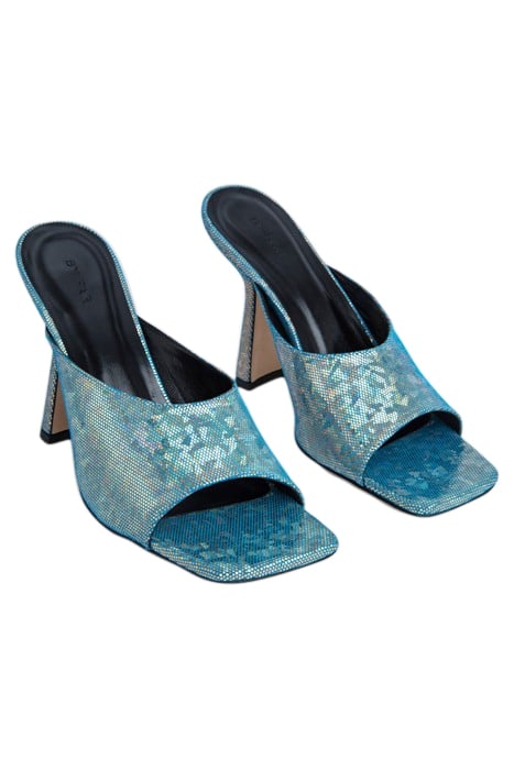 ZAYA DISCO BLUE HOLOGRAM LEATHER 2