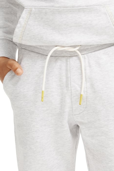 BANDANA LABEL SWEATPANTS IN ORGANIC COTTON GREY MELANGE 7