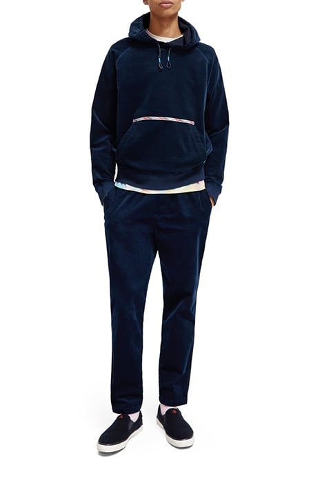 CORDUROY HOODIE STEEL 3