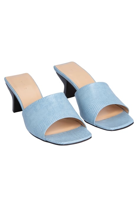 LILY SKY BLUE LIZARD EMBOSSED LEATHER 2