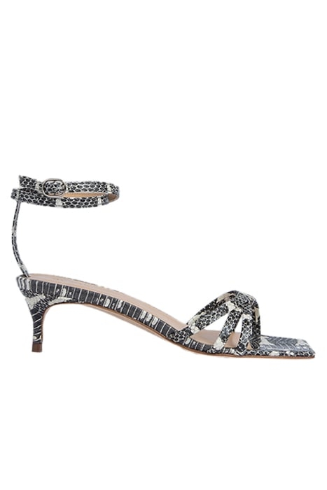 KAIA GRAPHIC SNAKE PRINT LEATHER 1
