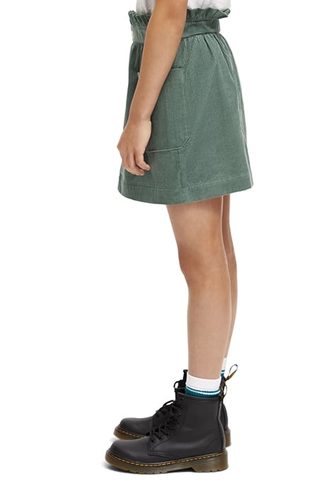 CORDUROY MINI SKIRT ARCHIVE GREEN 6