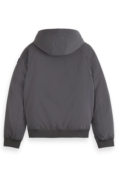 STRETCH PADDED HOODED JACKET MOON DUST 2