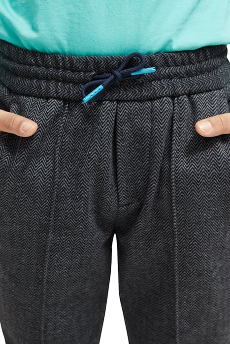 RELAXED SLIM-FIT KNITTED PANTS ANTRA MELANGE 7