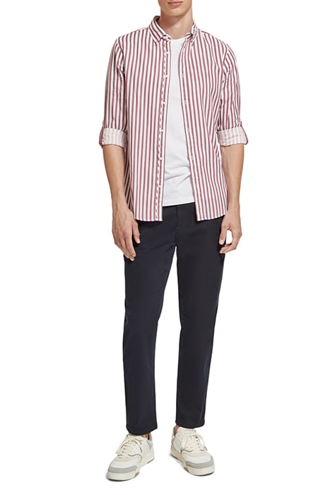REGULAR FIT STRIPED SHIRT JAM WHITE STRIPE 3