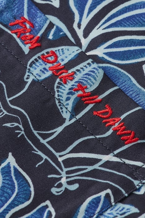 AOP CAMP SHIRT NOCTURNAL FLORAL BLUE 3