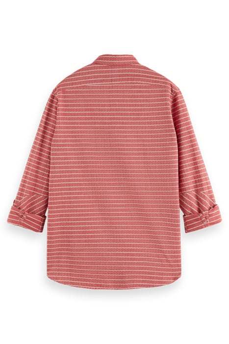 YARN DYED STRIPE SHIRT AMP RED STRIPE 5