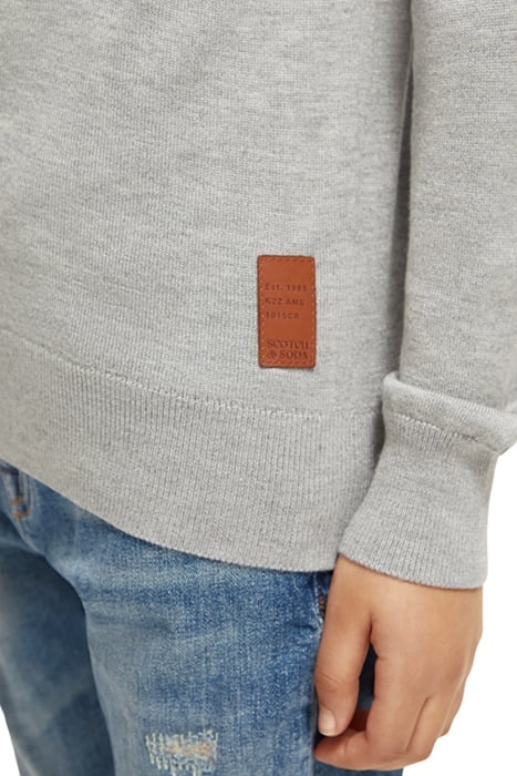 ROLL NECK PULLOVER GREY MELANGE 6