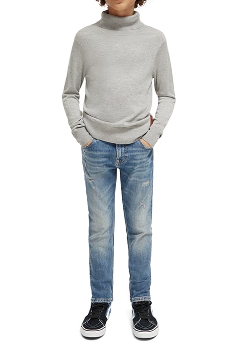 ROLL NECK PULLOVER GREY MELANGE 3